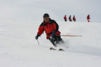Powder on Vassitjocka. Heliski Riksgränsen, April 27, 2009. Photo: Andreas Bengtsson 