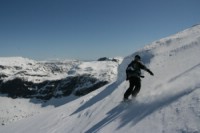 Heliski Riksgränsen, Sweden. May 17, 2009. Photo: Andreas Bengtsson