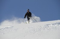 Robert powder skiing. March 24 2010 Photo: Andreas Bengtsson 
